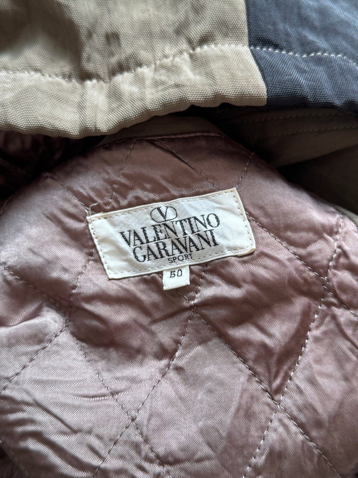 1990's Valentino Japan Crinkle Nylon Pillow Neck Parka