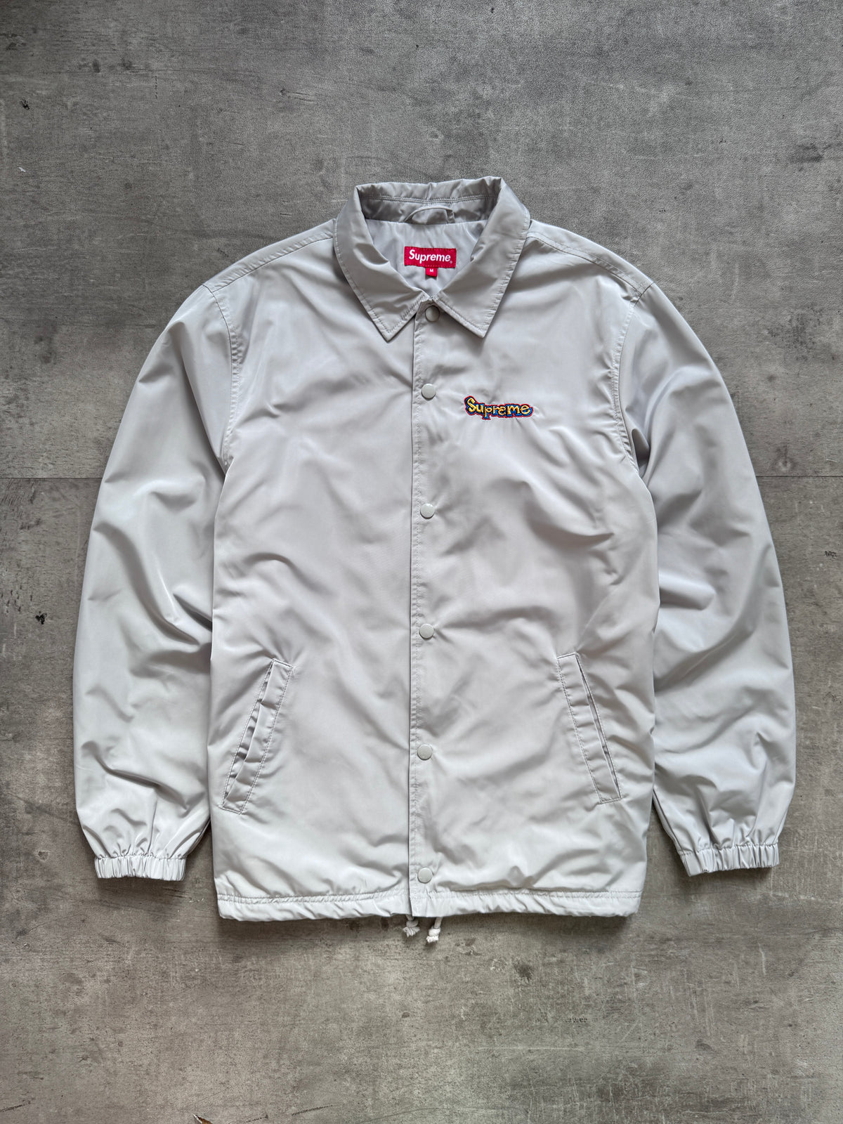 S/S 2018 Supreme Gonz Spellout Logo Coach Jacket