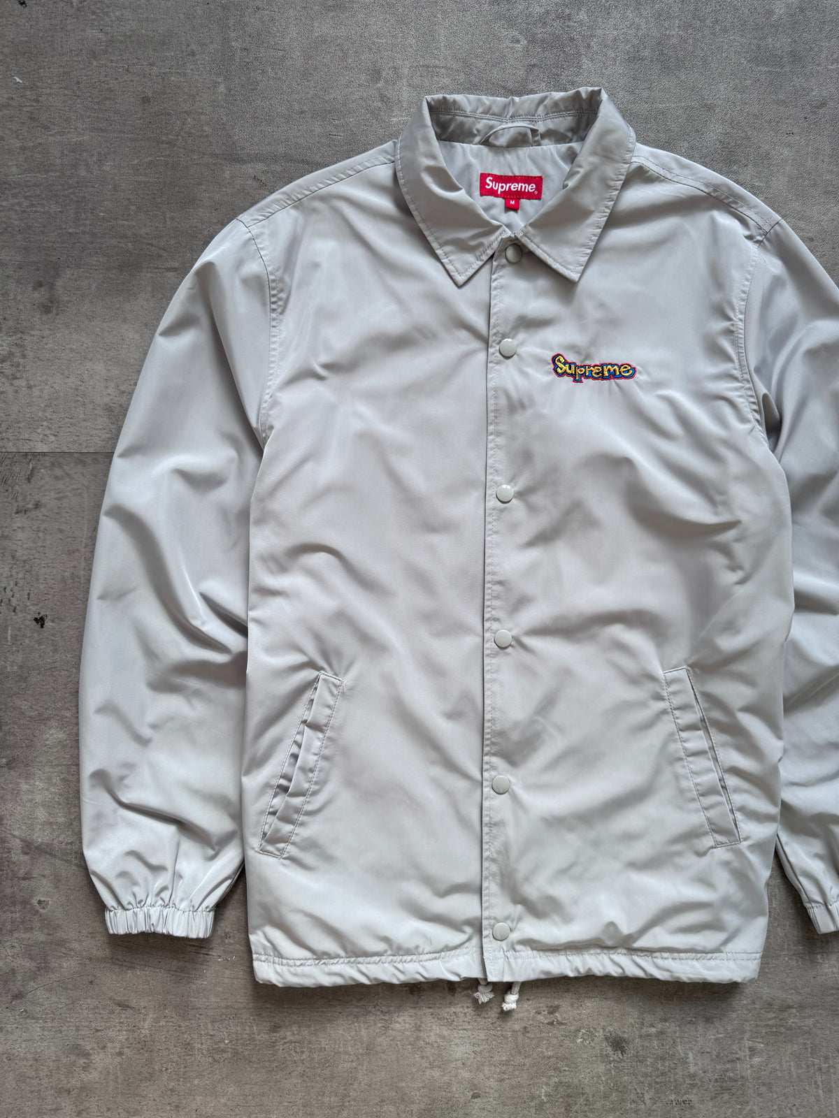 S/S 2018 Supreme Gonz Spellout Logo Coach Jacket