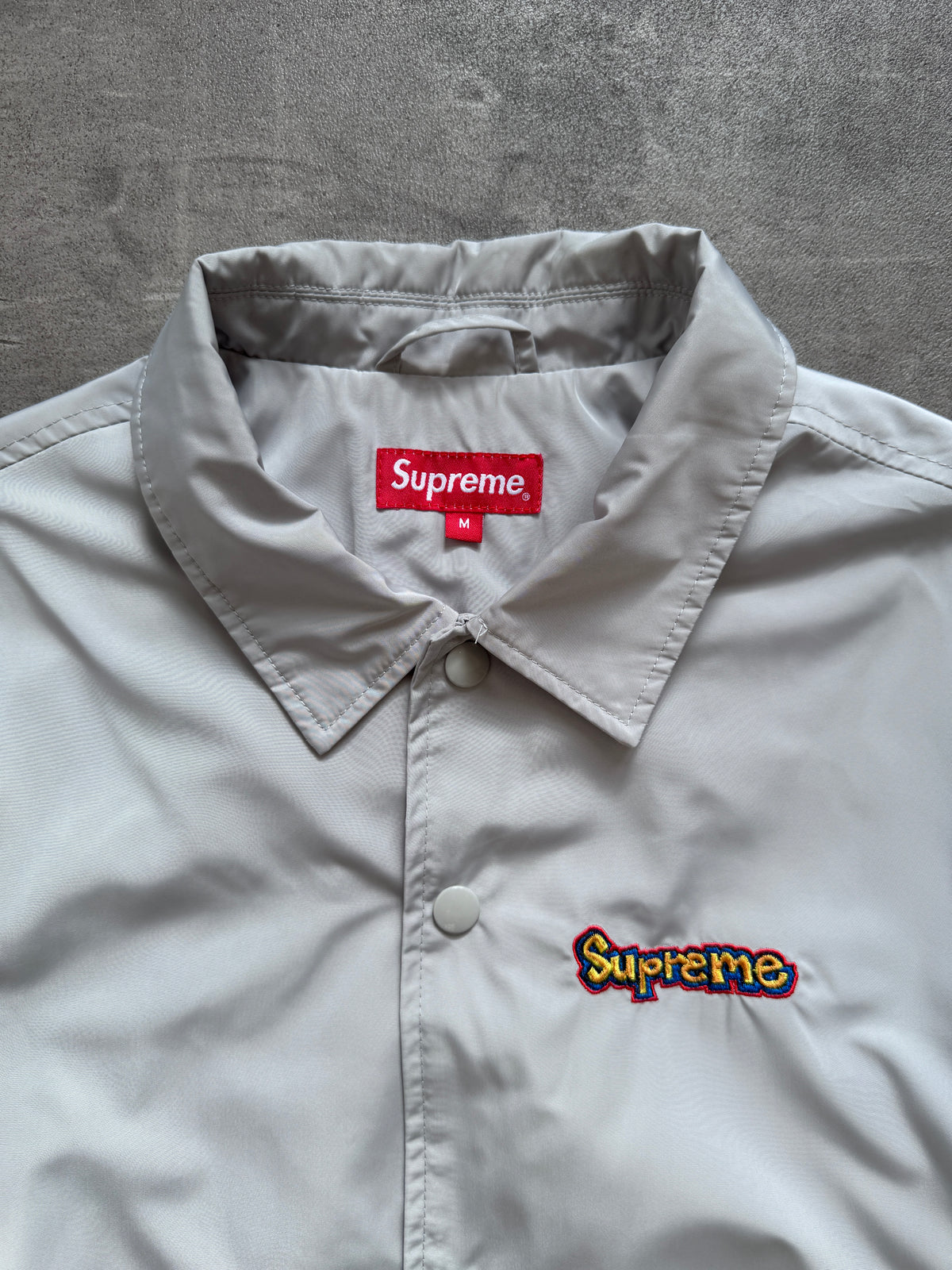 S/S 2018 Supreme Gonz Spellout Logo Coach Jacket