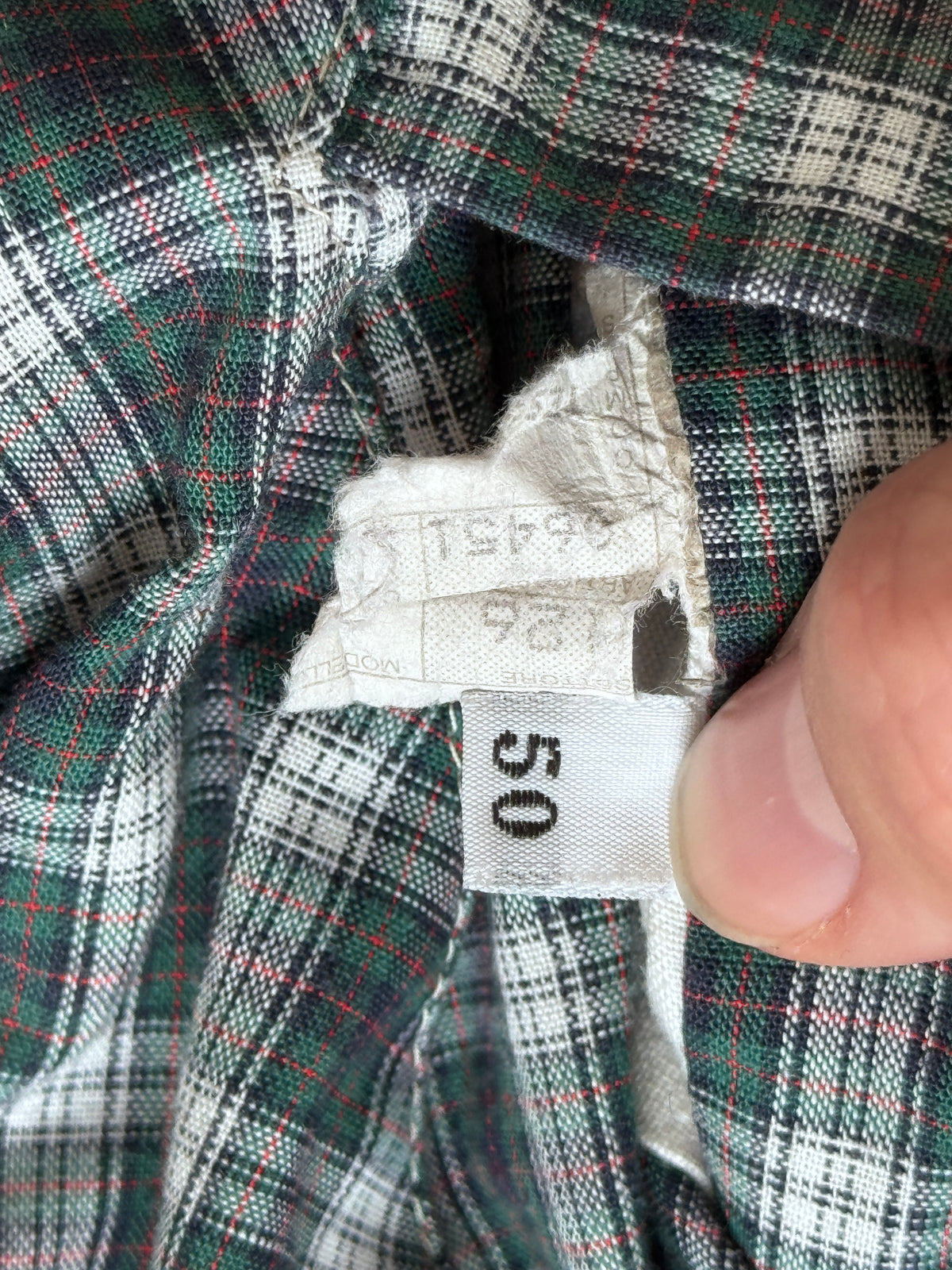 1980's Emporio Armani Plaid Check Reversible Blouson (Sold As Seen)