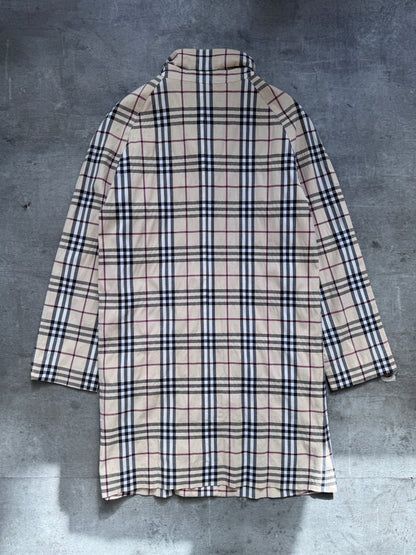 2000's Burberry Full Nova Check 3/4 Length Jacket