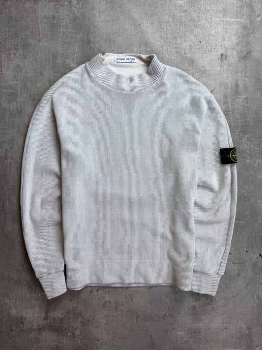 Stone Island S/S 2001 Micro Rib Mock Neck Sweater