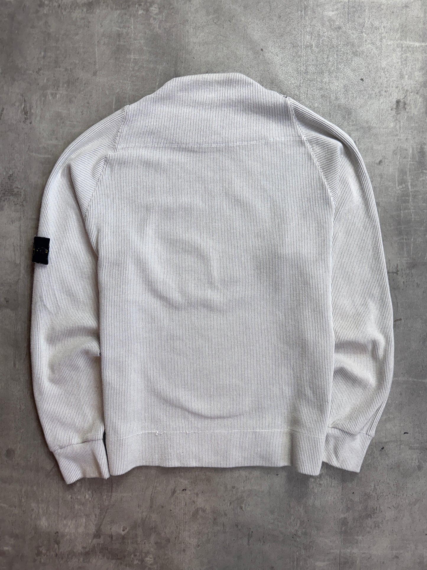 Stone Island S/S 2001 Micro Rib Mock Neck Sweater
