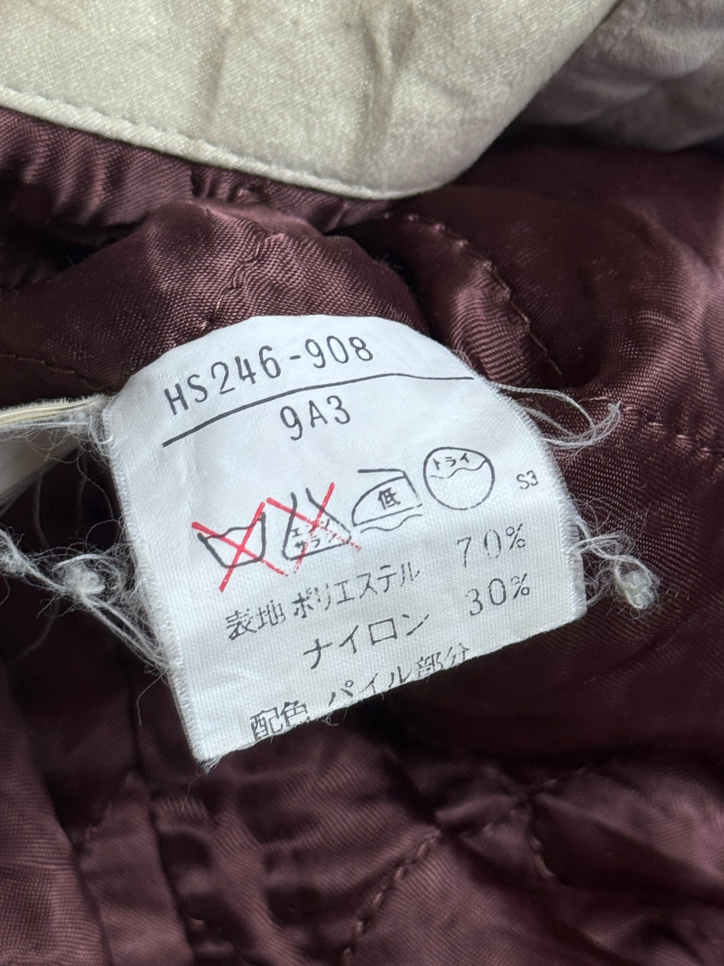 1980's YSL Fur Trim Quilted Cream Arctic Parka Jacket