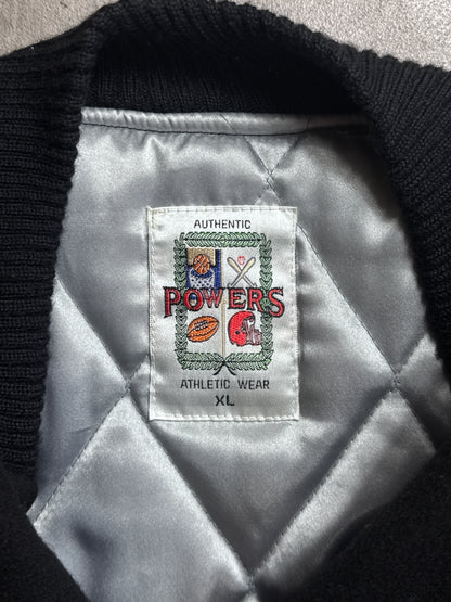 1990's Guinness Wool Felt Australia Quilted Varsity Jacket