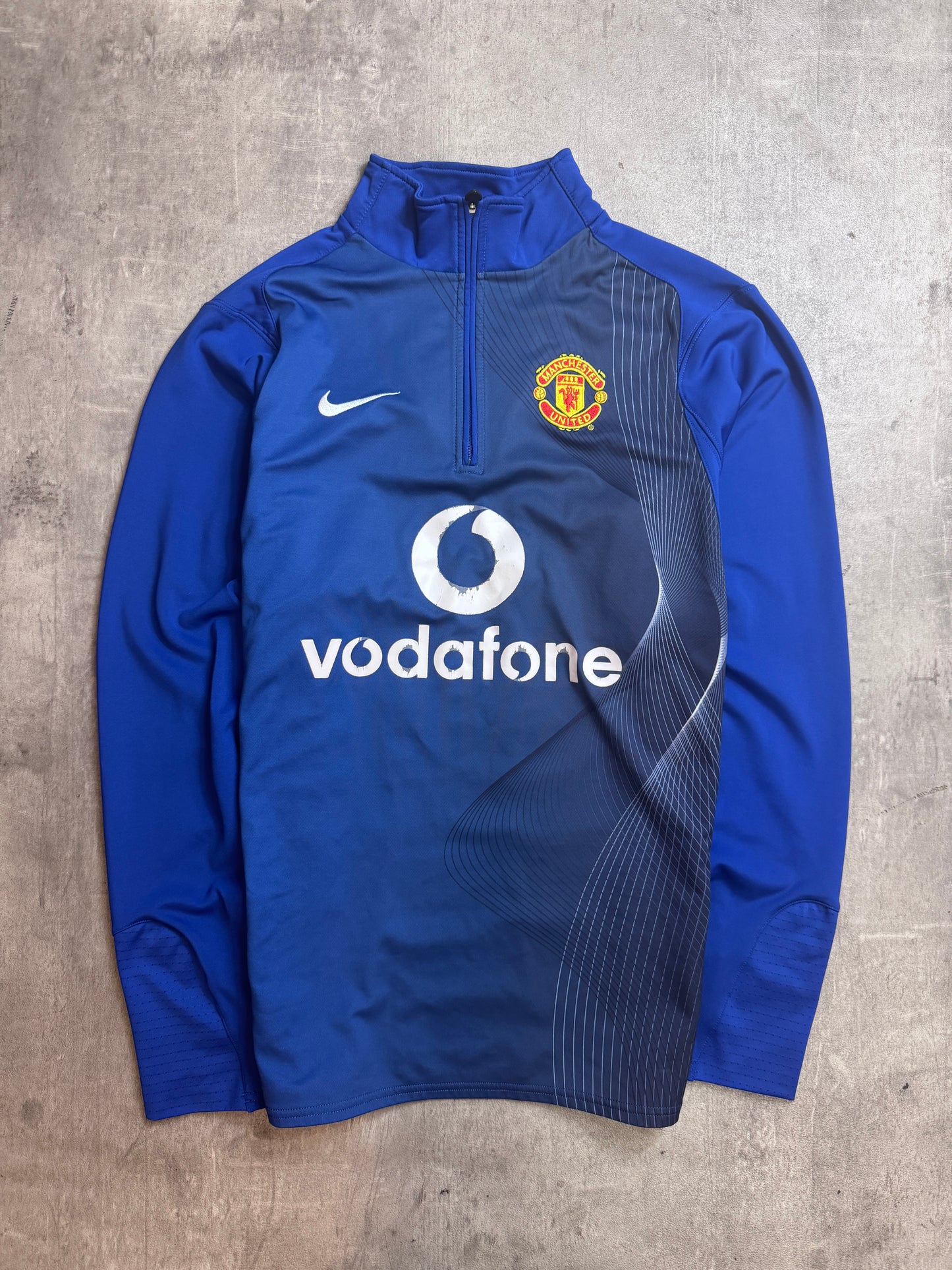 2005-06 Manchester United Nike 1/4 Zip Drill Top