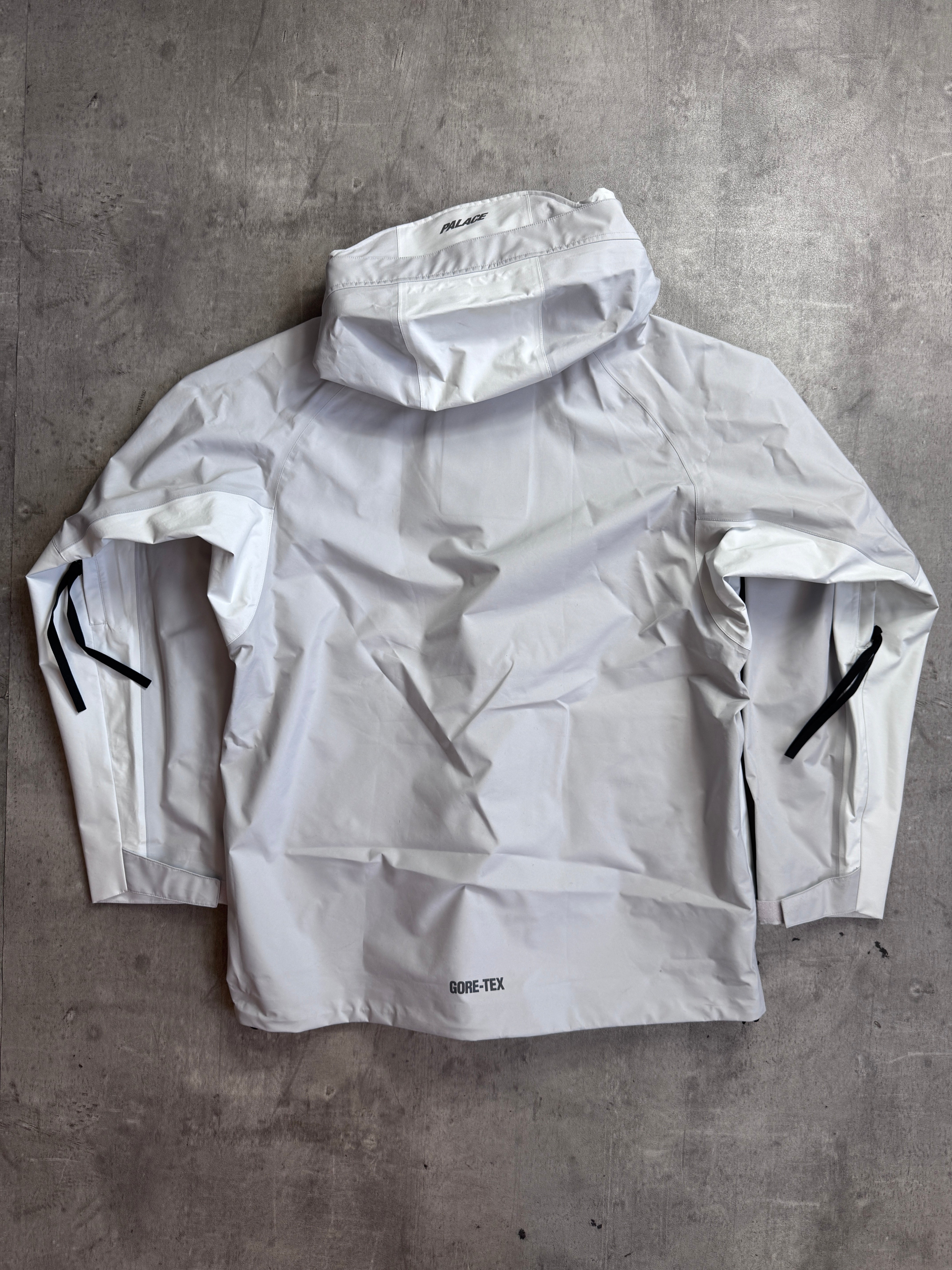 Palace Gore Tex Grey Tech Wave Length Reflective Logo Full Zip Up