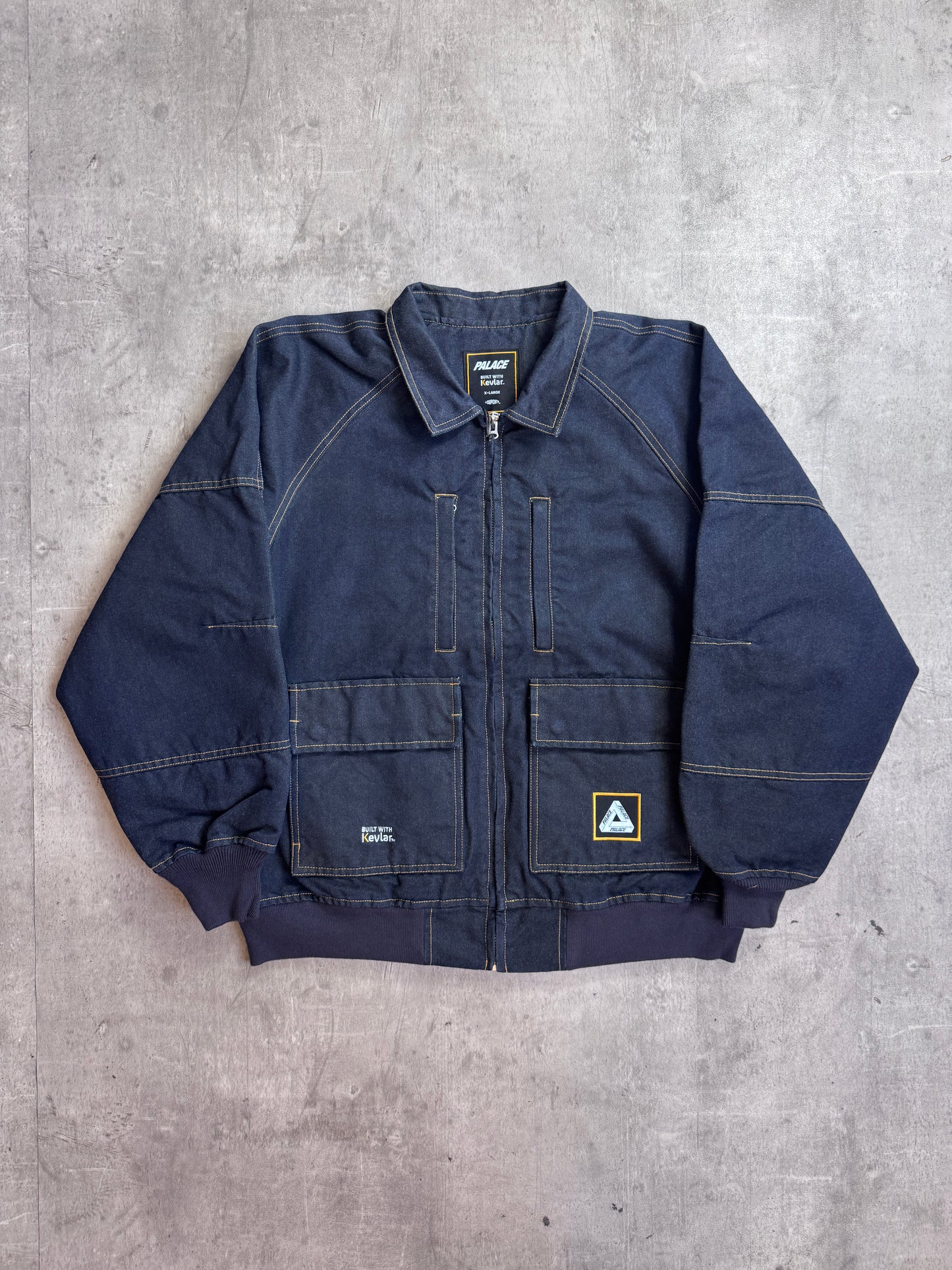 F/W 2022 Palace Kevlar Dark Denim Bomber