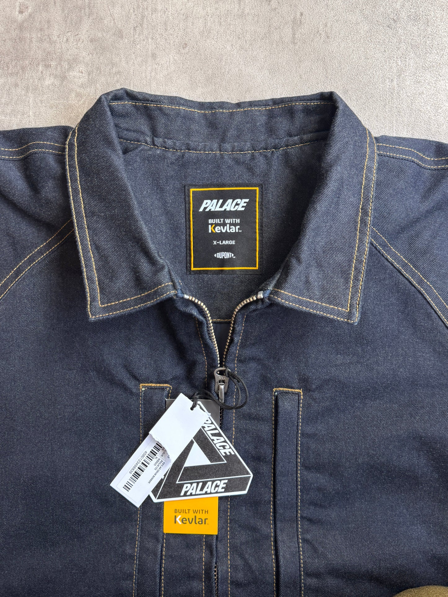 F/W 2022 Palace Kevlar Dark Denim Bomber