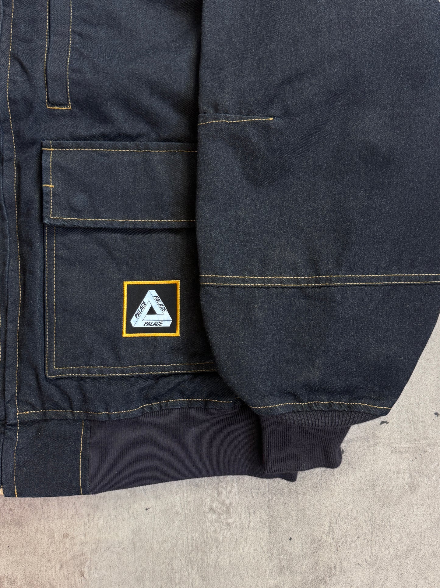 F/W 2022 Palace Kevlar Dark Denim Bomber