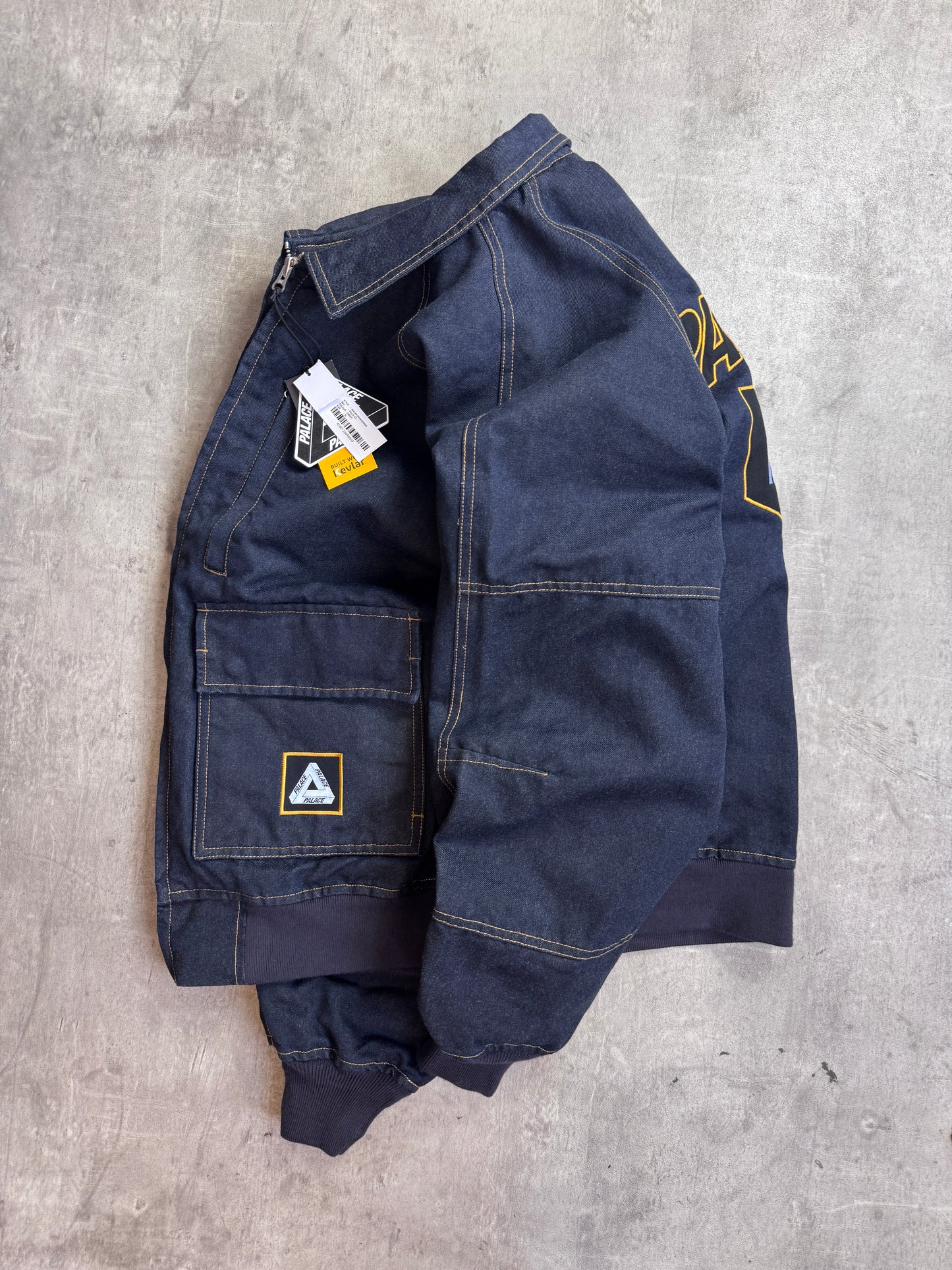 F/W 2022 Palace Kevlar Dark Denim Bomber