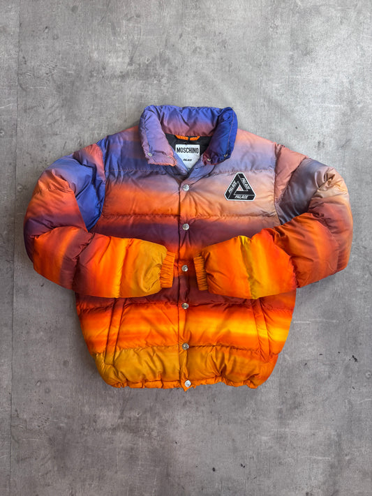 A/W 2020 Palace x Moschino Couture Sunset Ombre Puffer