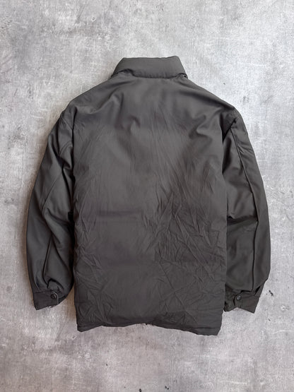 1990's YSL Contrast Grey Reversible Puffer Jacket