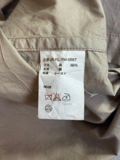 1990's Polo Ralph Lauren Light Khaki Double Breasted Trench Coat