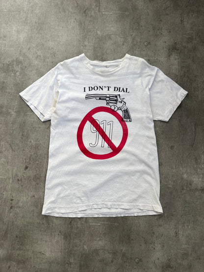 Don't Dial 911 Single Stitch Graphic Tee