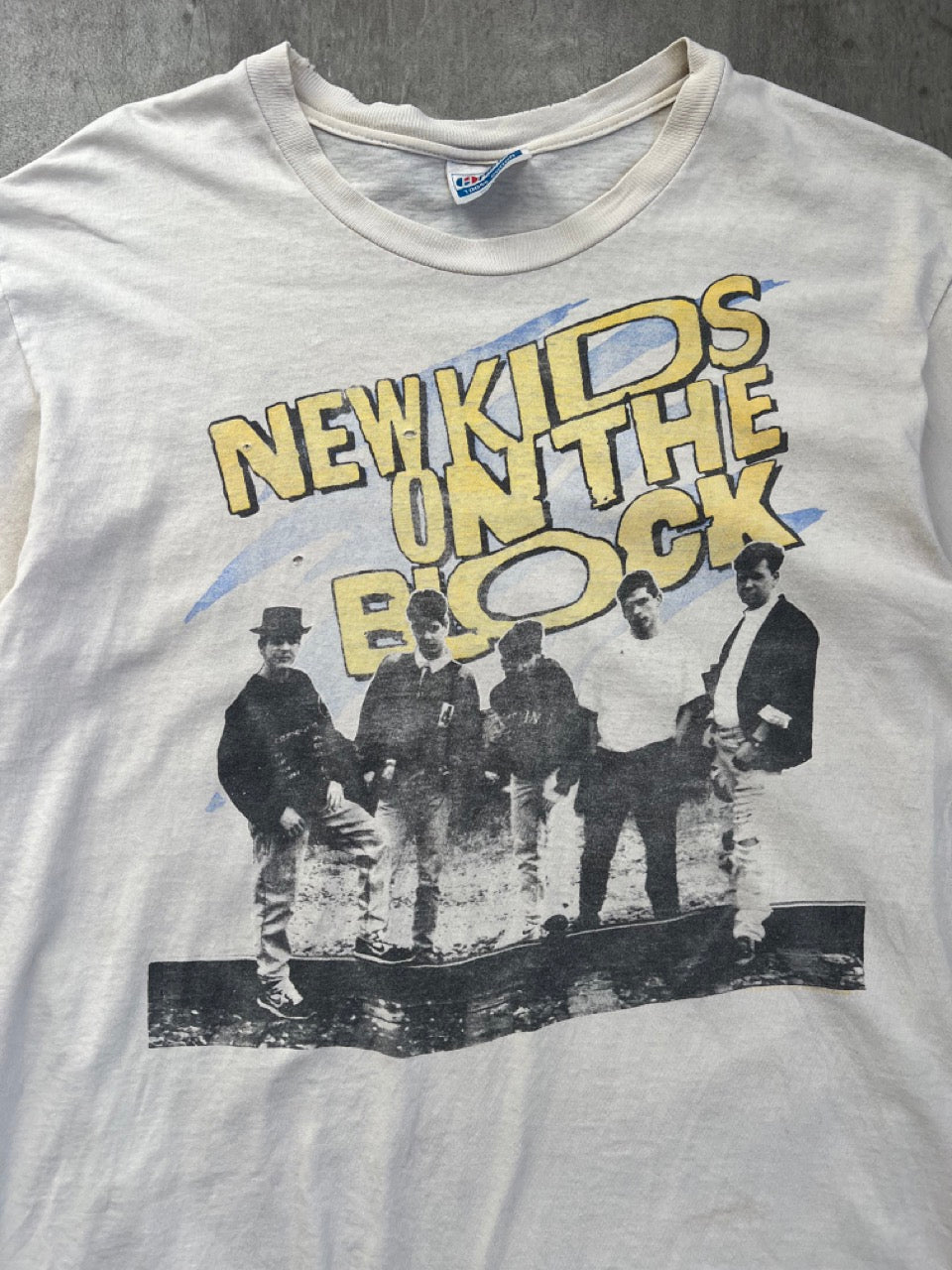 1989 New Kids On The Block 'Hangin' Tough' Graphic Tee