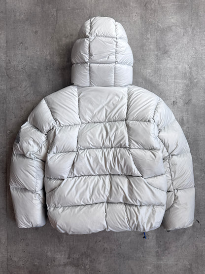 Palace Peretex Opaque Balaclava Fleece Lined Hood Grey Contract Duck Feather Puffer Jacket