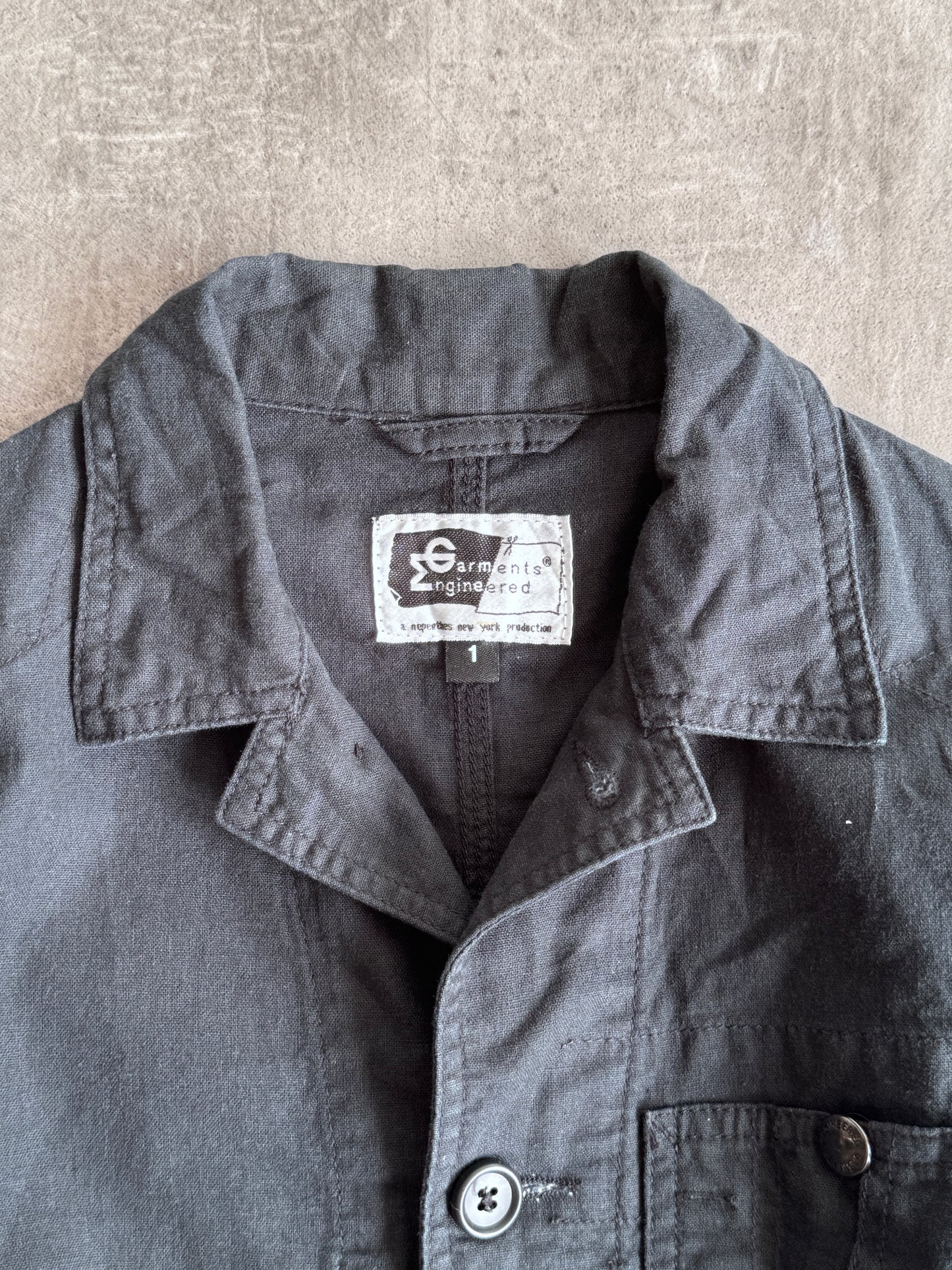 Engineered Garments Black Cotton Workwear Jacket