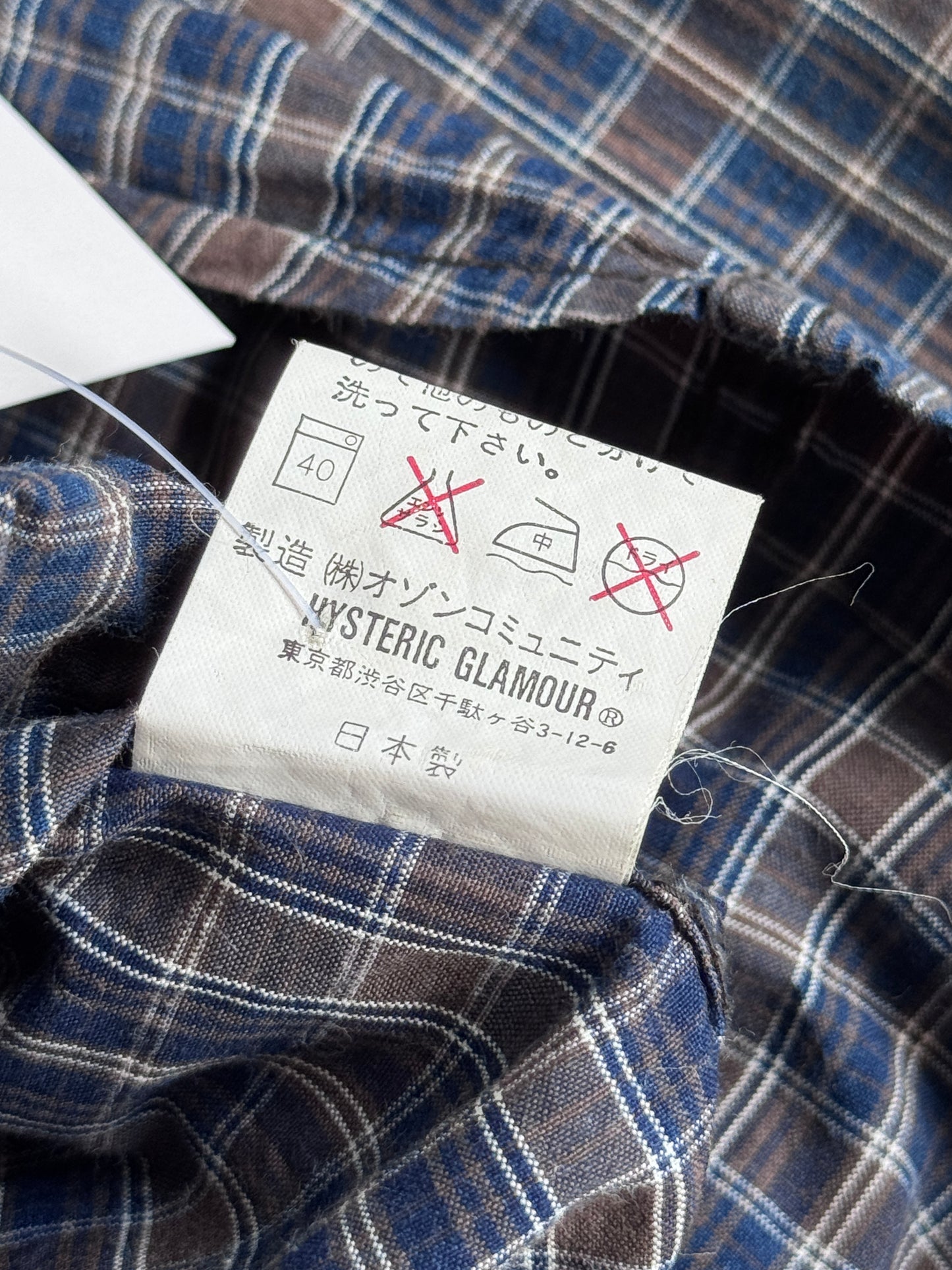 Hysteric Glamour Check LS Shirt Jacket