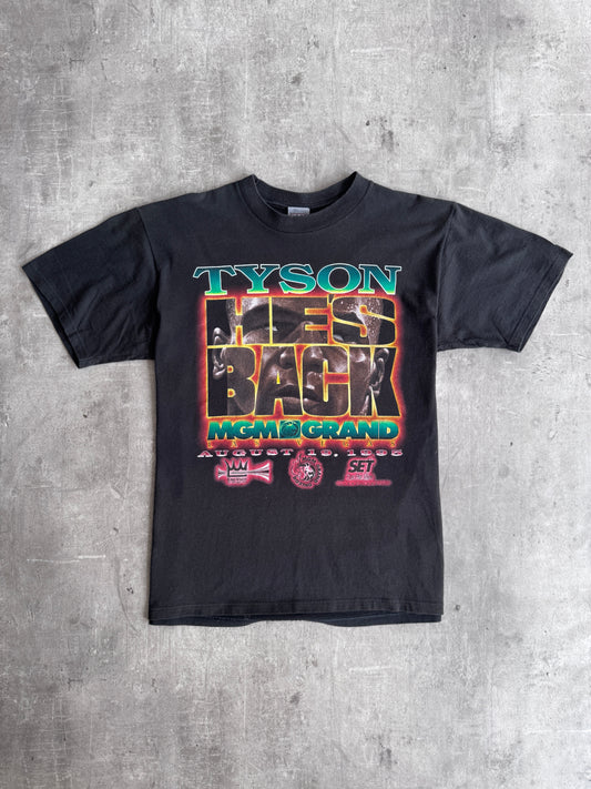1995 Mike Tyson "He's Back" MGM Grand Boxing Promo Graphic Tee