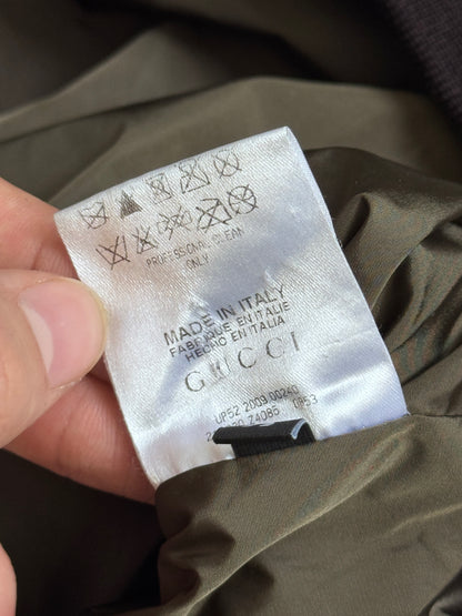 A/W 2009 Gucci by Frida Giannini Gusseted Plaid Bomber Jacket