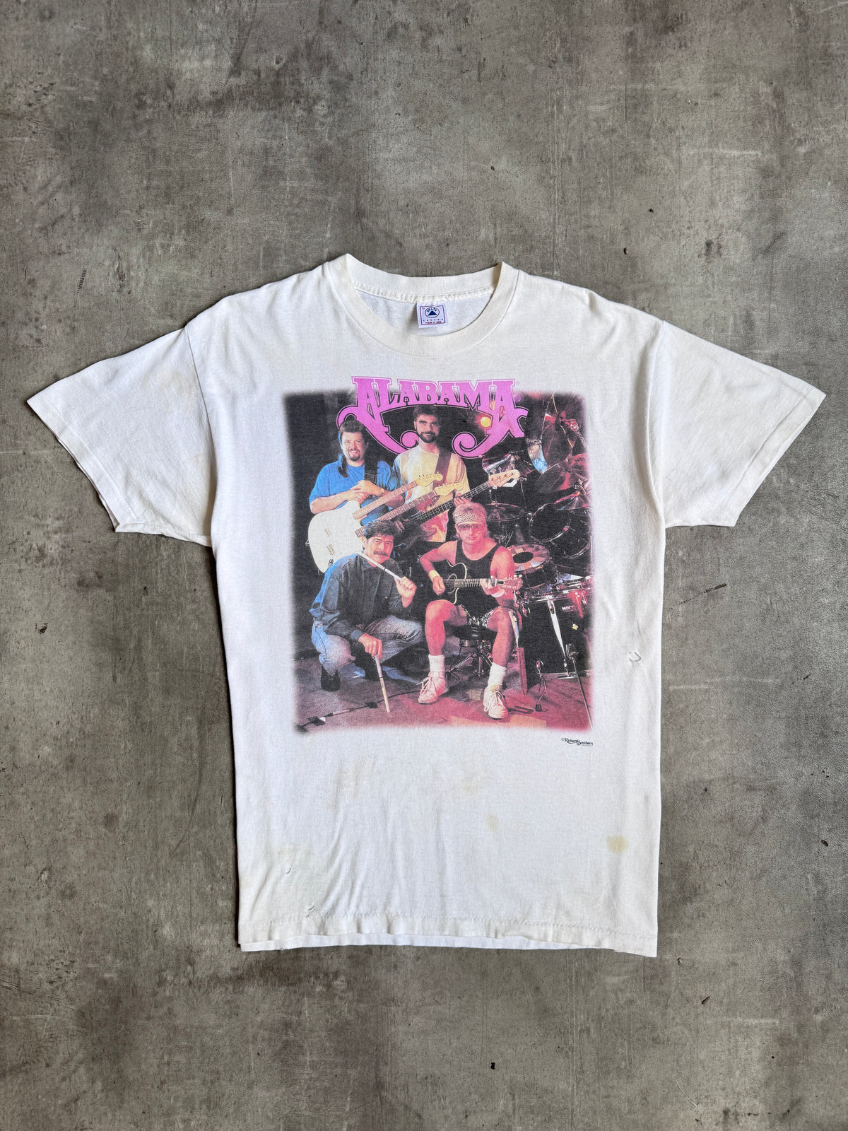 1995 Alabama Tour Group Photo Single Stitch Tee