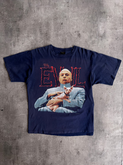 1999 Single Stitch Austin Powers Dr Evil Promo Graphic Tee