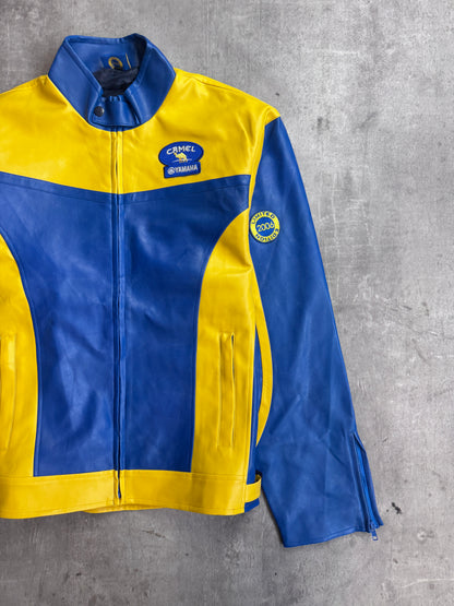 Camel Yamaha 2006 Colour Block Racing Leather Jacket