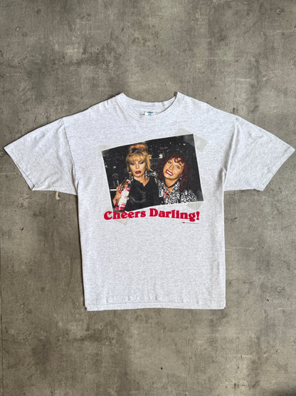 1995 Absolutely Fabulous 'Cheers Darling' Single Stitch Graphic Tee