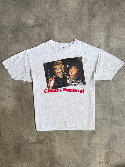 1995 Absolutely Fabulous 'Cheers Darling' Single Stitch Graphic Tee