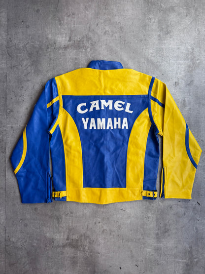 Camel Yamaha 2006 Colour Block Racing Leather Jacket