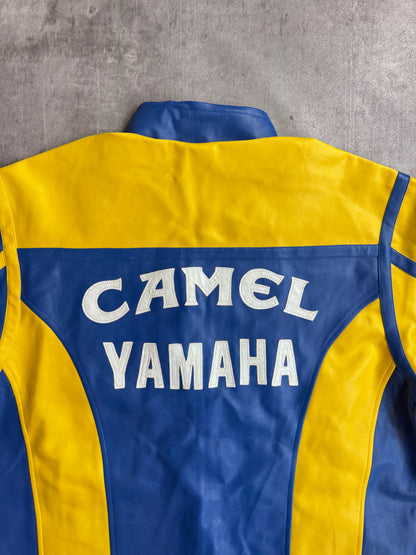 Camel Yamaha 2006 Colour Block Racing Leather Jacket