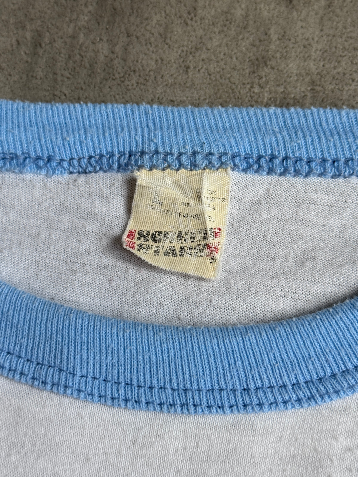 1984 The Jacksons Victory Tour Single Stitch Raglan Graphic Tee