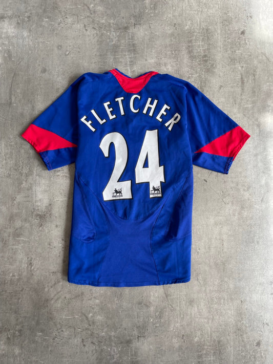 2005/2006 Nike x Manchester Utd "Fletcher 24" Football Shirt