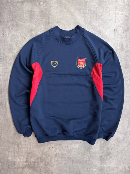 Arsenal F.C. 2001-02 Nike Navy Training Sweatshirt