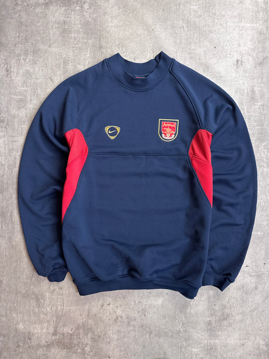 Arsenal F.C. 2001-02 Nike Navy Training Sweatshirt
