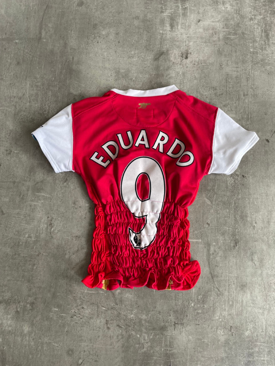 VT Rework: Arsenal x Nike "Eduardo 9" Shirred Football Top
