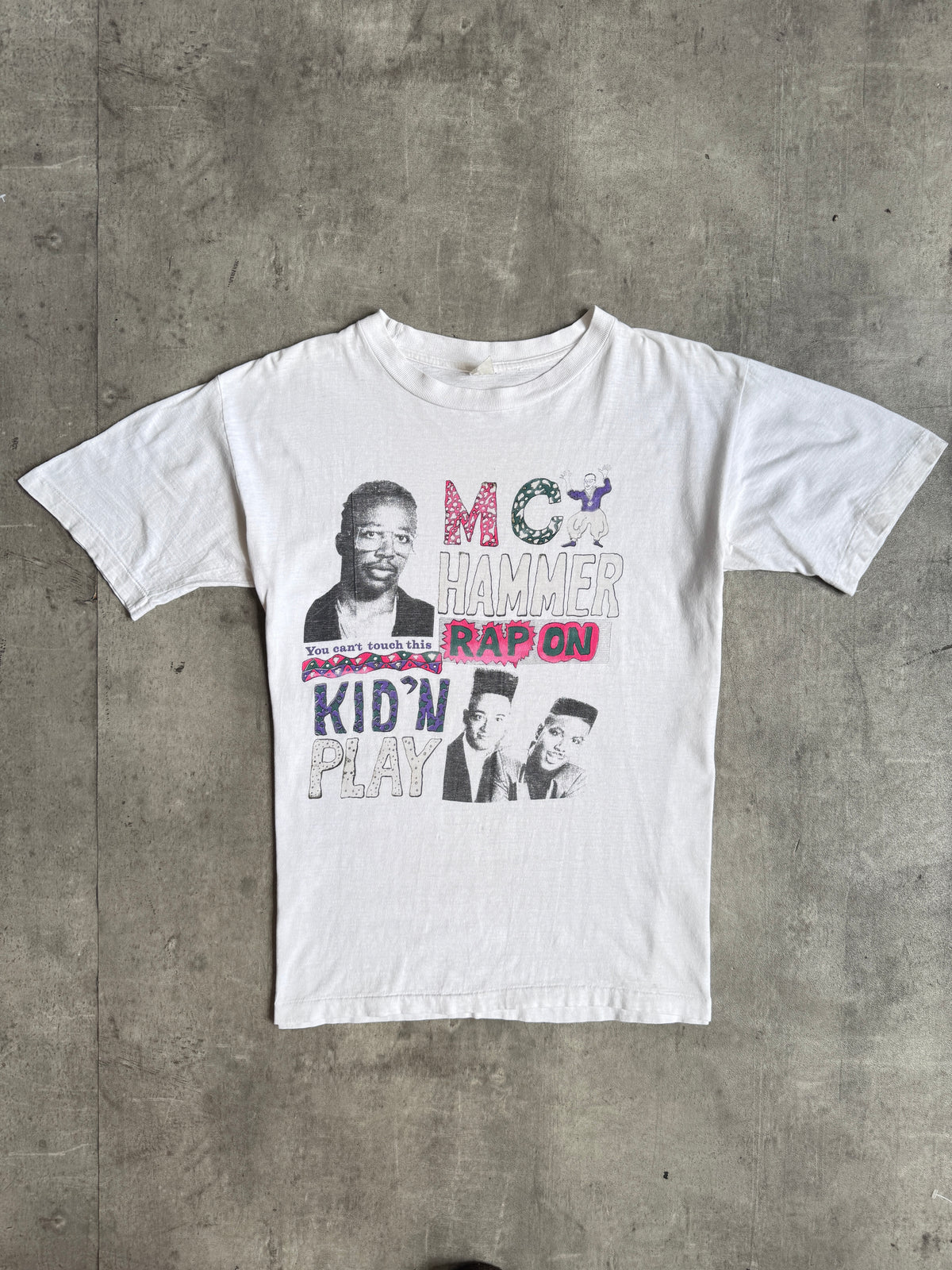 Ultra Rare 1990's MC Hammer Rap On Single Stitch Graphic Tee