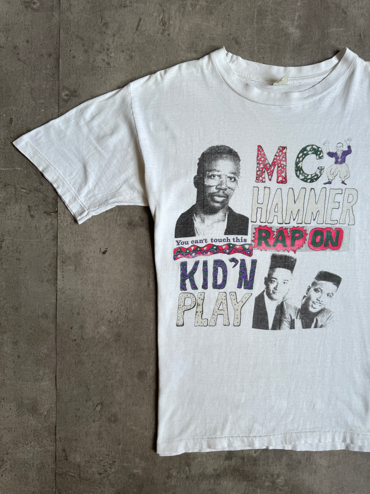 Ultra Rare 1990's MC Hammer Rap On Single Stitch Graphic Tee