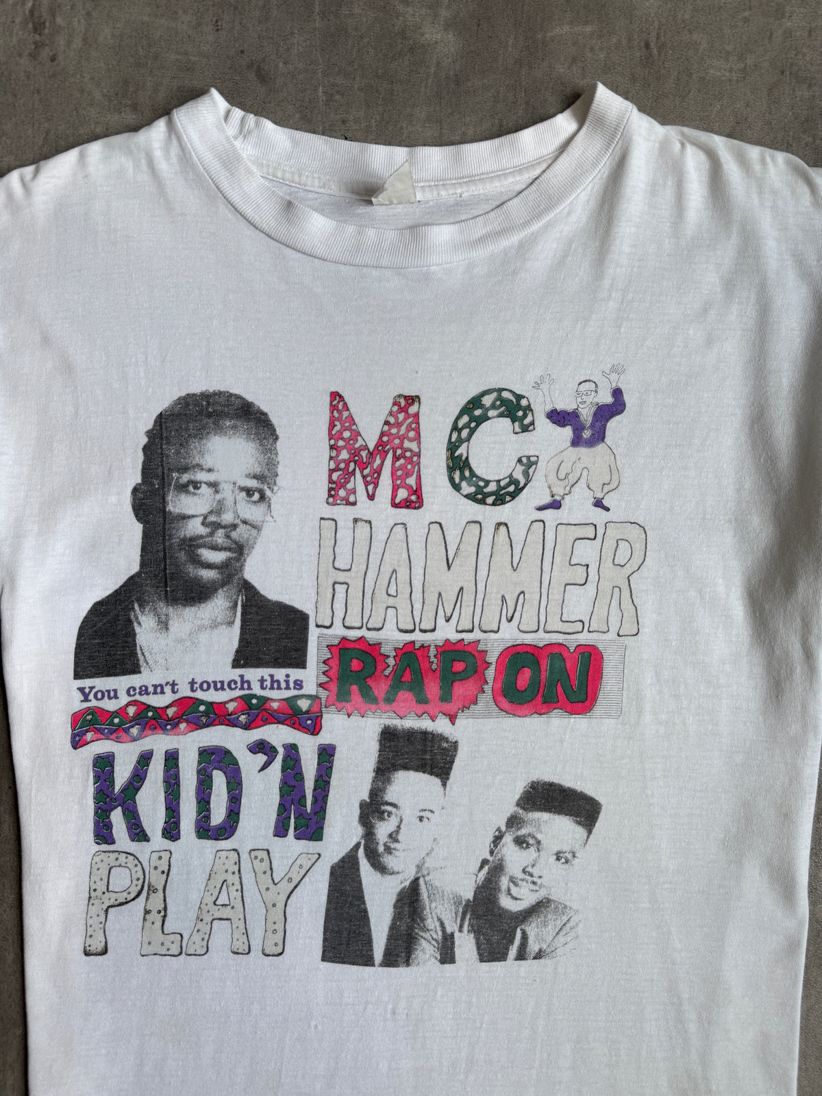 Ultra Rare 1990's MC Hammer Rap On Single Stitch Graphic Tee
