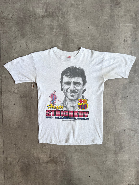 1990's FC Barcelona 'Stoichkov' Single Stitch Graphic Tee