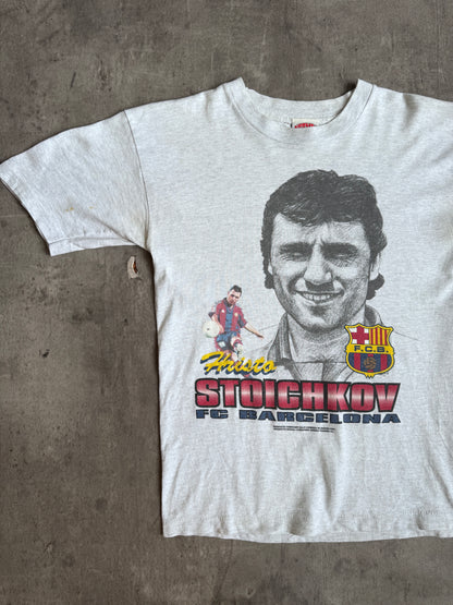 1990's FC Barcelona 'Stoichkov' Single Stitch Graphic Tee