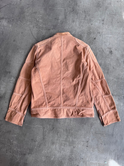 W&LT Pink  Denim Biker Jacket