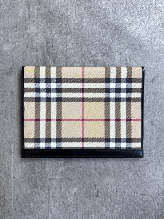 Burberry Nova Check Canvas Leather Notebook