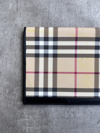 Burberry Nova Check Canvas Leather Notebook
