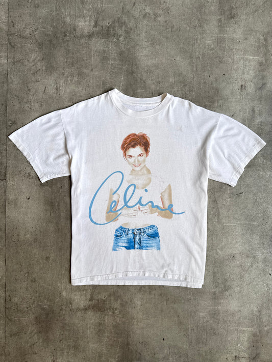 1996 Celine Dion 'Falling Into You' NA Tour Single Stitch Graphic Tee