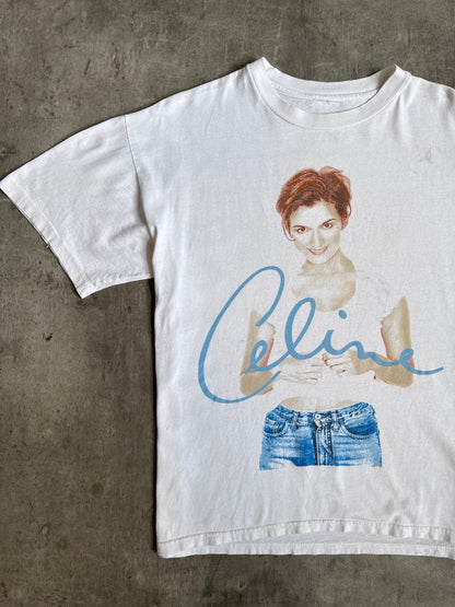 1996 Celine Dion 'Falling Into You' NA Tour Single Stitch Graphic Tee