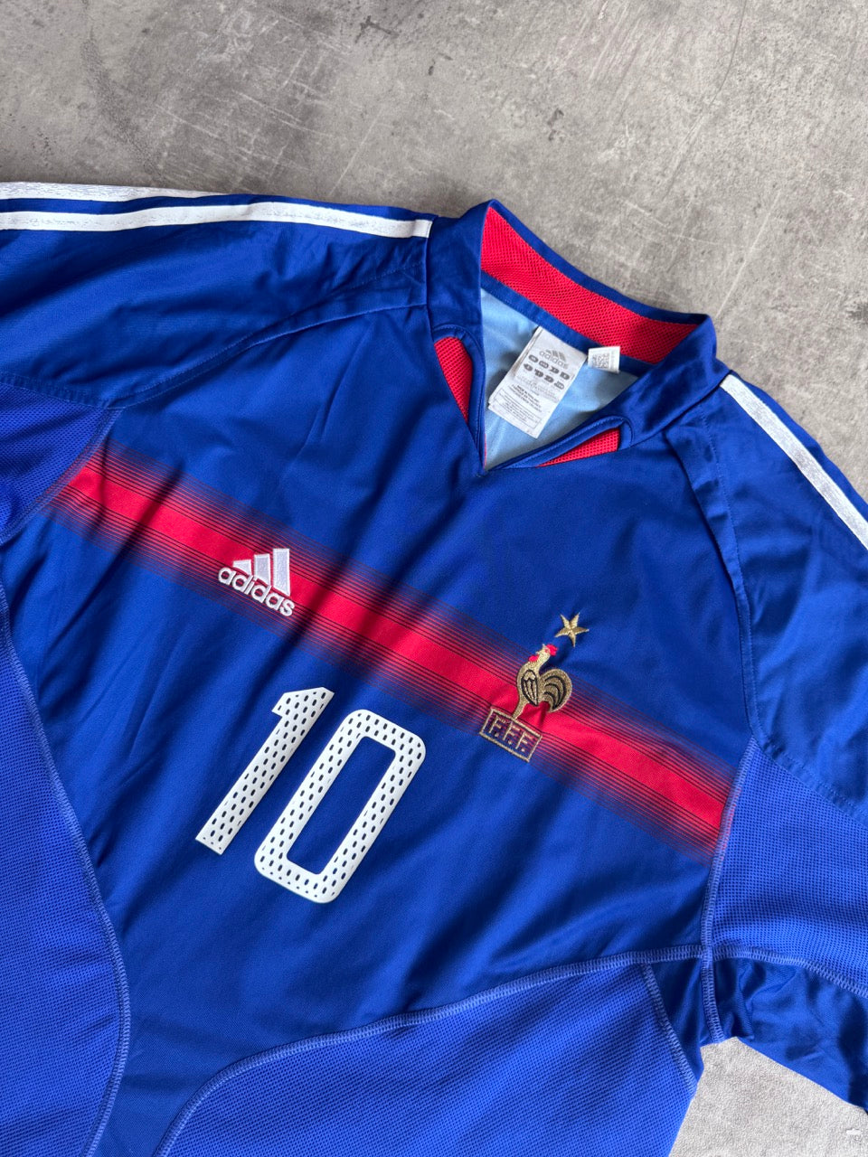 2004/06 France National Team x Adidas 'Zidane' Home Football Shirt