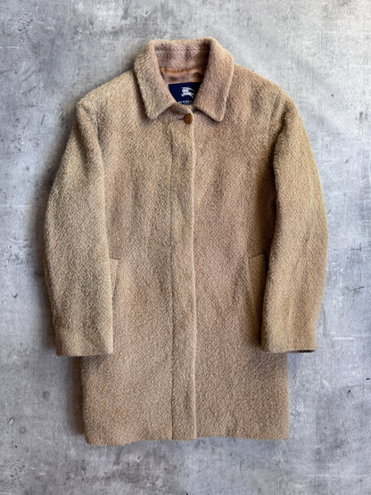 2000's Burberry Alpaca Wool Beige Overcoat